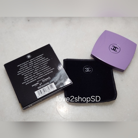 CHANEL 135 IMMORTELLE DOUBLE MIRROR MIROIR DOUBLE FACETTES 135 Purple Limited Ed - Picture 5 of 7